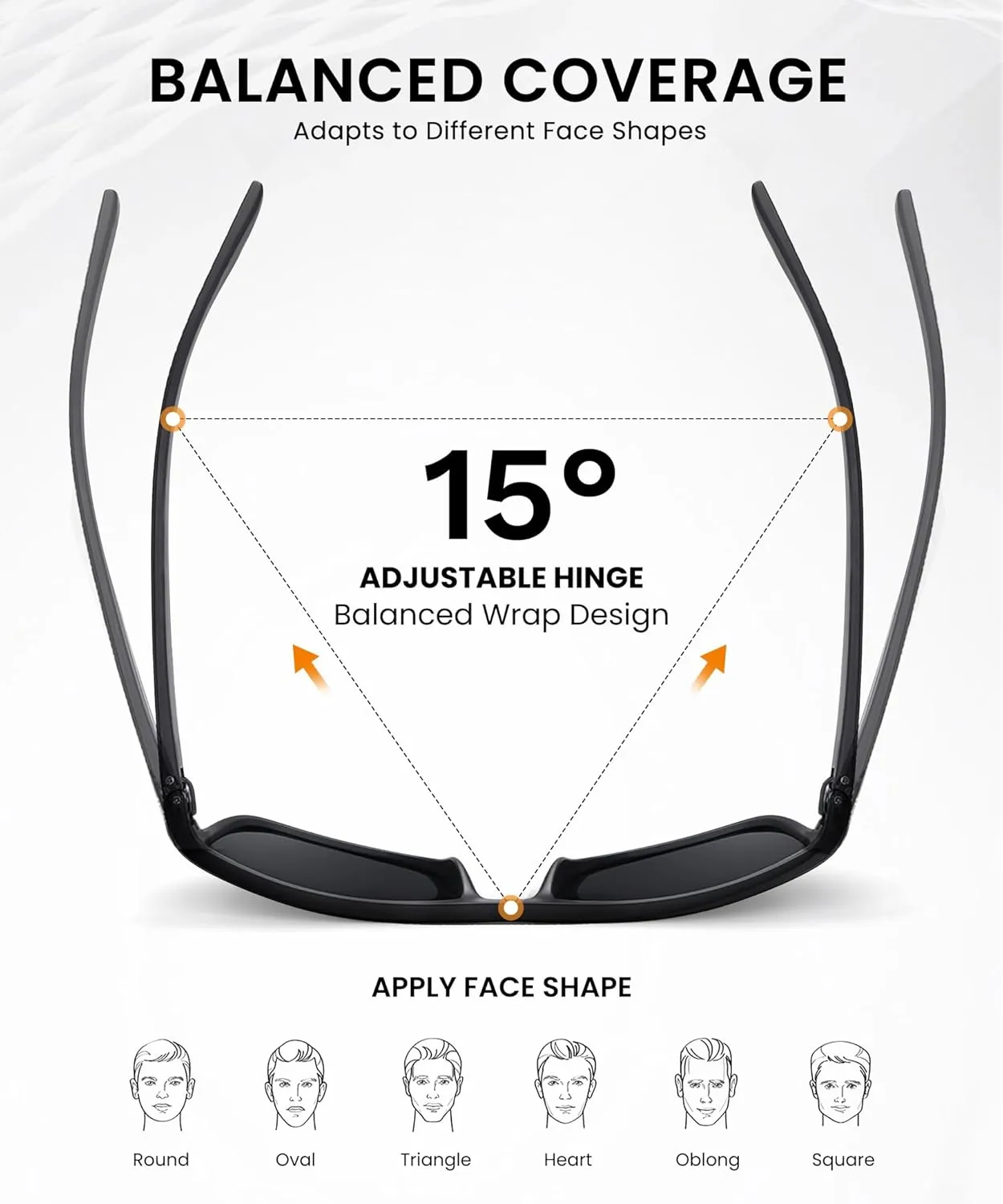 Sunglasses-Men Polarized Mens Sunglasses: Classic Women Sun Glasses UV Protection for Fishing Driving Golf