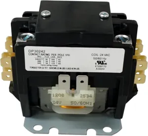 Supco DP30242 - CONTACTOR 30A 24V 2 POLE