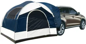 SUV Tent Attachment for Camping -Up to 6-8 Person Sleeping Capacity, Car Tent Includes Rainfly and Storage Bag,Universal Fit, 8' W x 8' L x 7.2' H,Suitable Camping Traveling Family Outdoor Activities