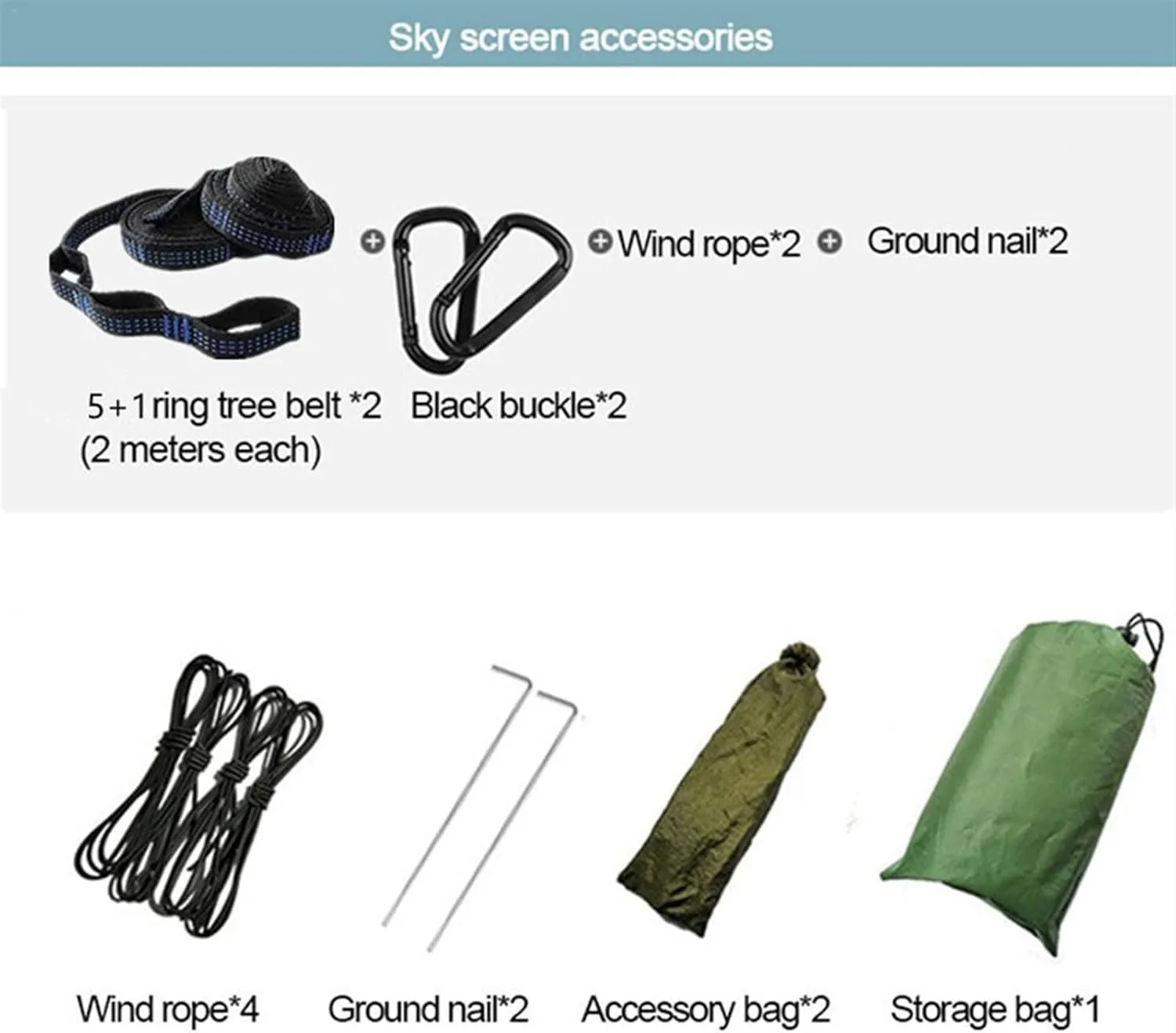 Swing Set Camping Hammock, Portable Travel Hammock with Net and Rainfly, Tree Light Hammock Tent for Outdoor Backyard Hiking Swing Seat (Color : Camouflage and Green)