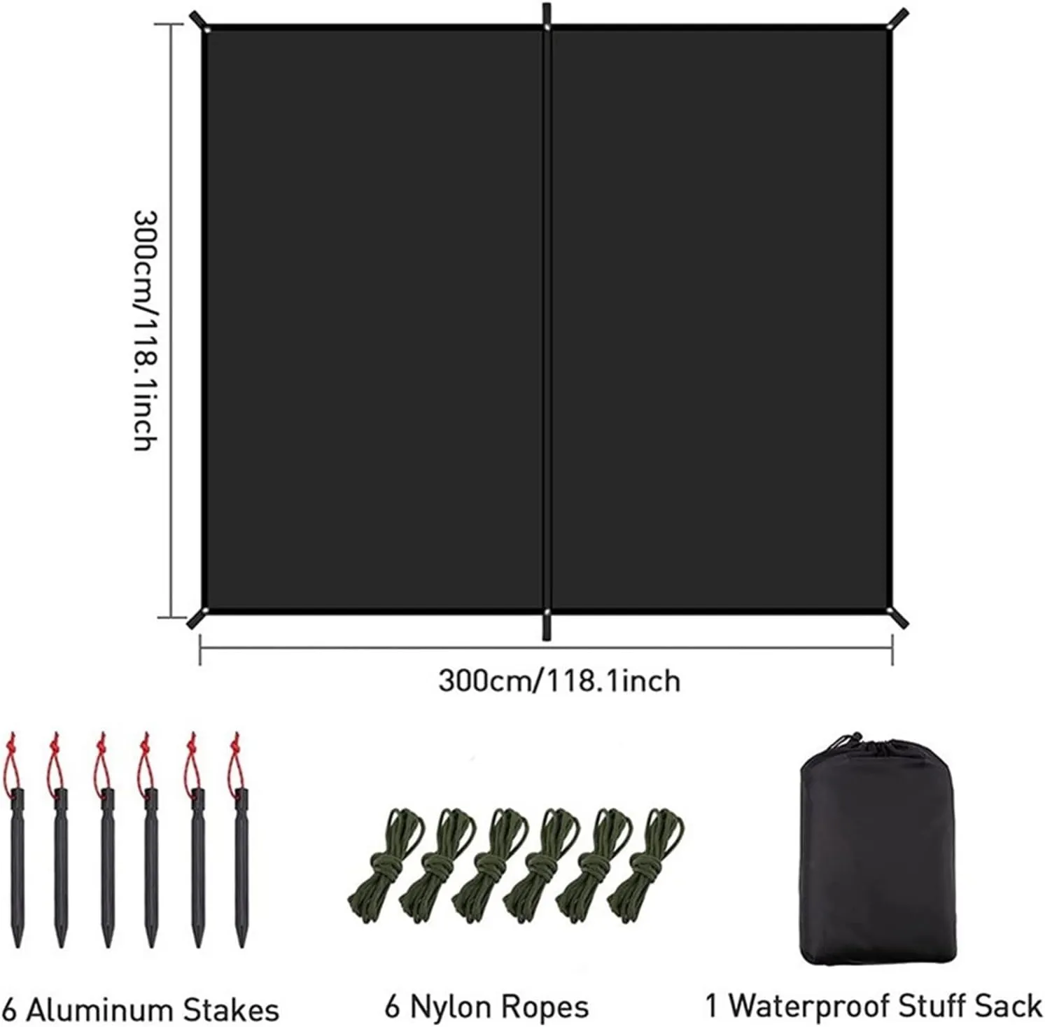 Swing Set Camping Hammock, Rainfly Travel Hammock, Net Hammock, Tent, Outdoor Hiking Backpack, Travel Camping Accessories Swing Seat (Color : Black and Camouflage)