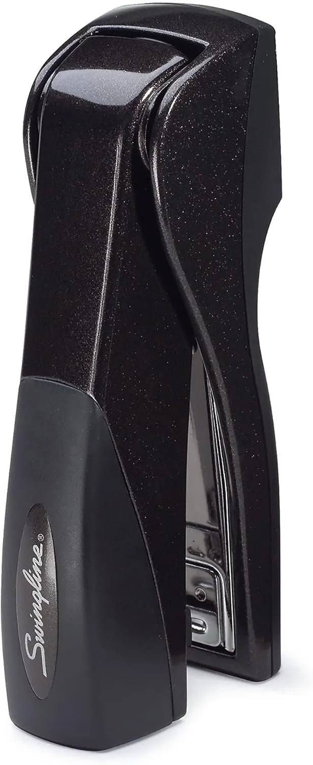 Swingline Stapler, 25 Sheet Capacity, Optima Grip, Jam Free, Compact, Ergonomic Cushion Grip, Metal, Black (87815)