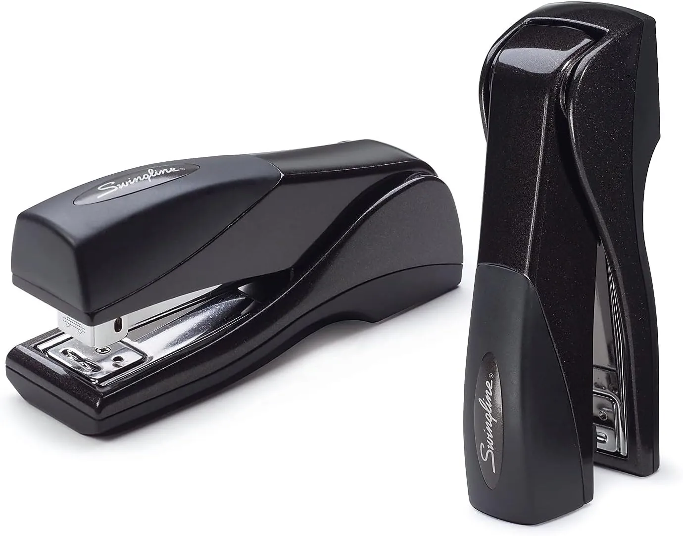 Swingline Stapler, 25 Sheet Capacity, Optima Grip, Jam Free, Compact, Ergonomic Cushion Grip, Metal, Black (87815)