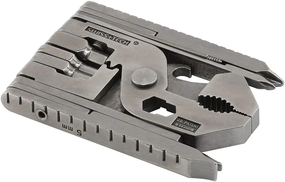SWISS TECH ST53130 Pocket Multi-Tool Kit (22-in-1) Tool with Wrenches, Allen Drivers (Single Pack)