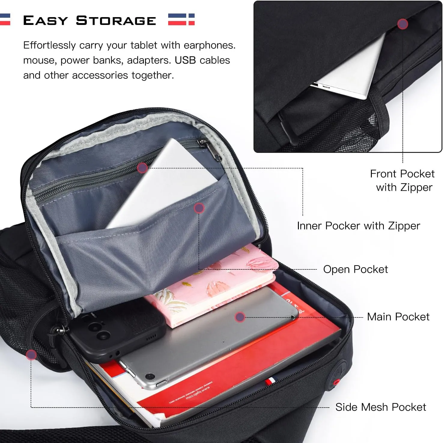 Tablet Carrying Sleeve Shoulder Bag for Amazon Fire Max 11/Fire HD 10 Plus 2023-2021,iPad Pro M4 11 inch/iPad Air M3 M2 2025 2024/iPad 11th 10th/Air 5/Samsung Galaxy Tab S9 S8 Case