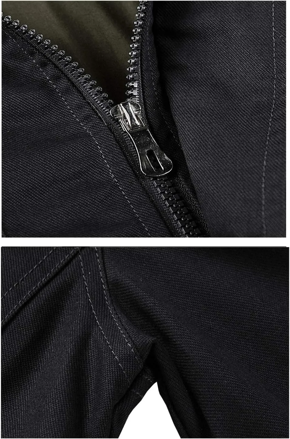 TACVASEN Men's Military Cargo Jacket with Multi Pockets