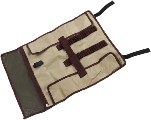 Tent Peg Storage Bag, Portable Tent Stakes Bag with Mesh Side Pocket, Oxford Tent Pole Pegs Bag for Picnic, Camping, Hiking, Travel, Mountaineering