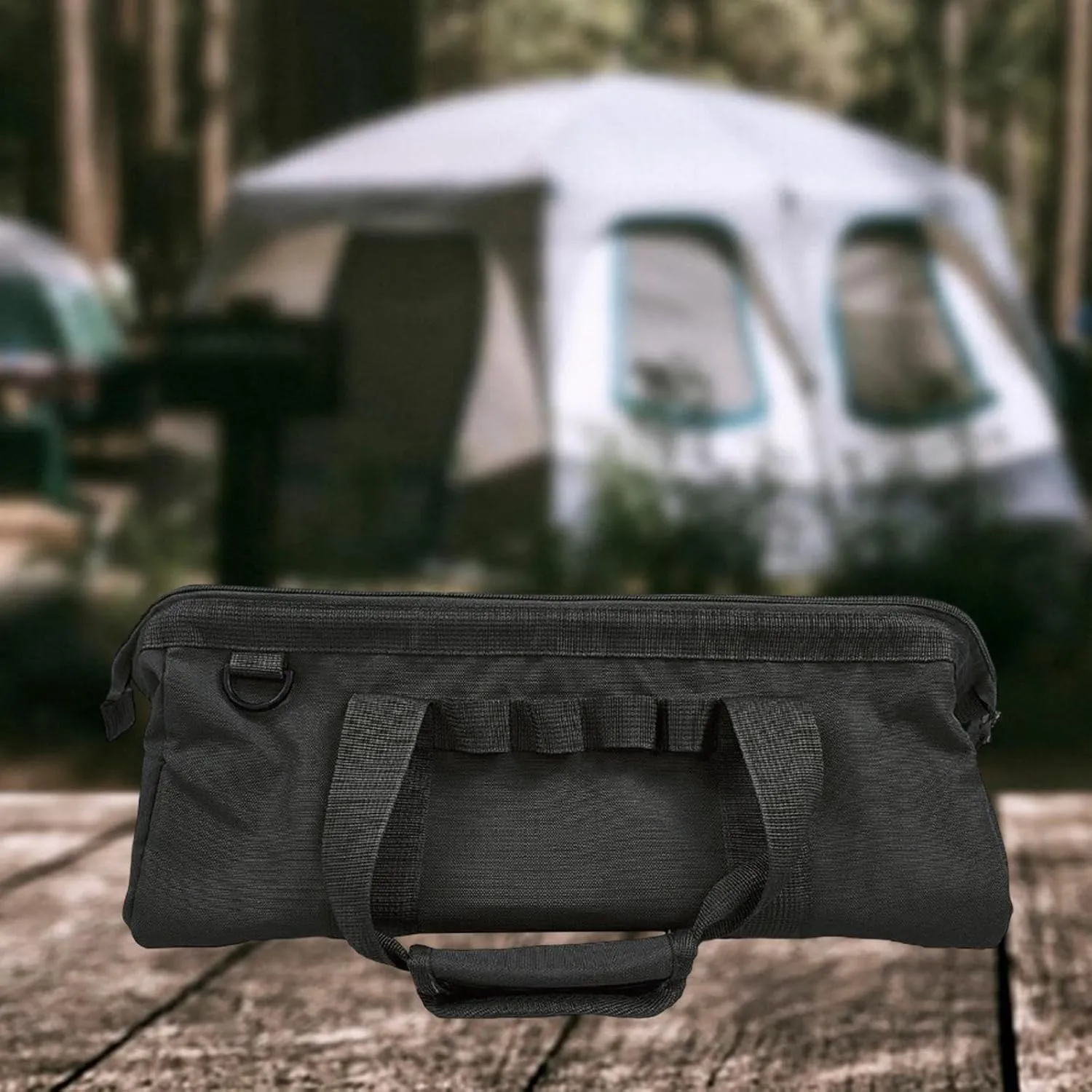 Tent Stakes Storage Bag Organizer Case Portable Heavy Duty Tent Pole Pegs Bag Camping Nail Bag for Camping Outdoor Tent Nails