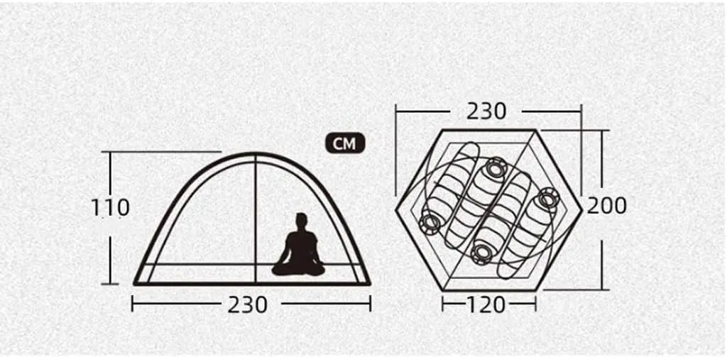 Tents for Camping Beach Tents Camping Tent 3-4 Person Automatic Pop Up Family Tent with 2 Doors, UPF 50 Waterproof for 4 Seasons Outdoor Tent Family Tents for Camping Hiking Traveling