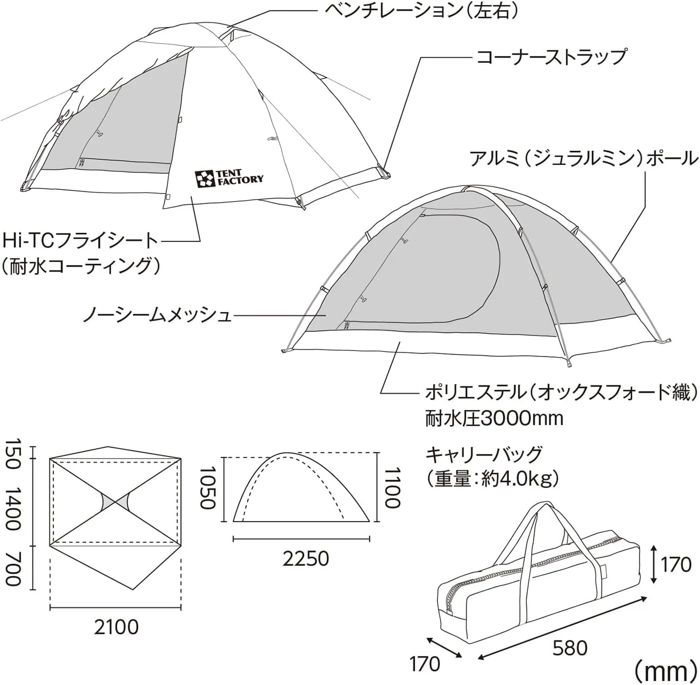 tents Hi-TC