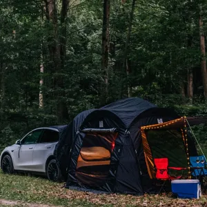 Tesloid.com Camping Tent Gen 2 for Tesla Model Y – The Ultimate Camping Experience!