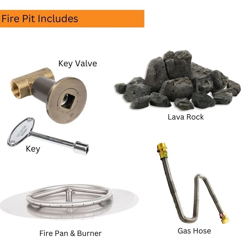 The District Fire Pit - GFRC Concrete | 72"