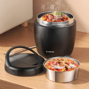 Thermo for Hot Food 32OZ Soup Thermo for Adults Vacuum Insulated Stainless Steel Food Jar Wide Mouth Leakproof Lunch Containers with Spoon for School Office