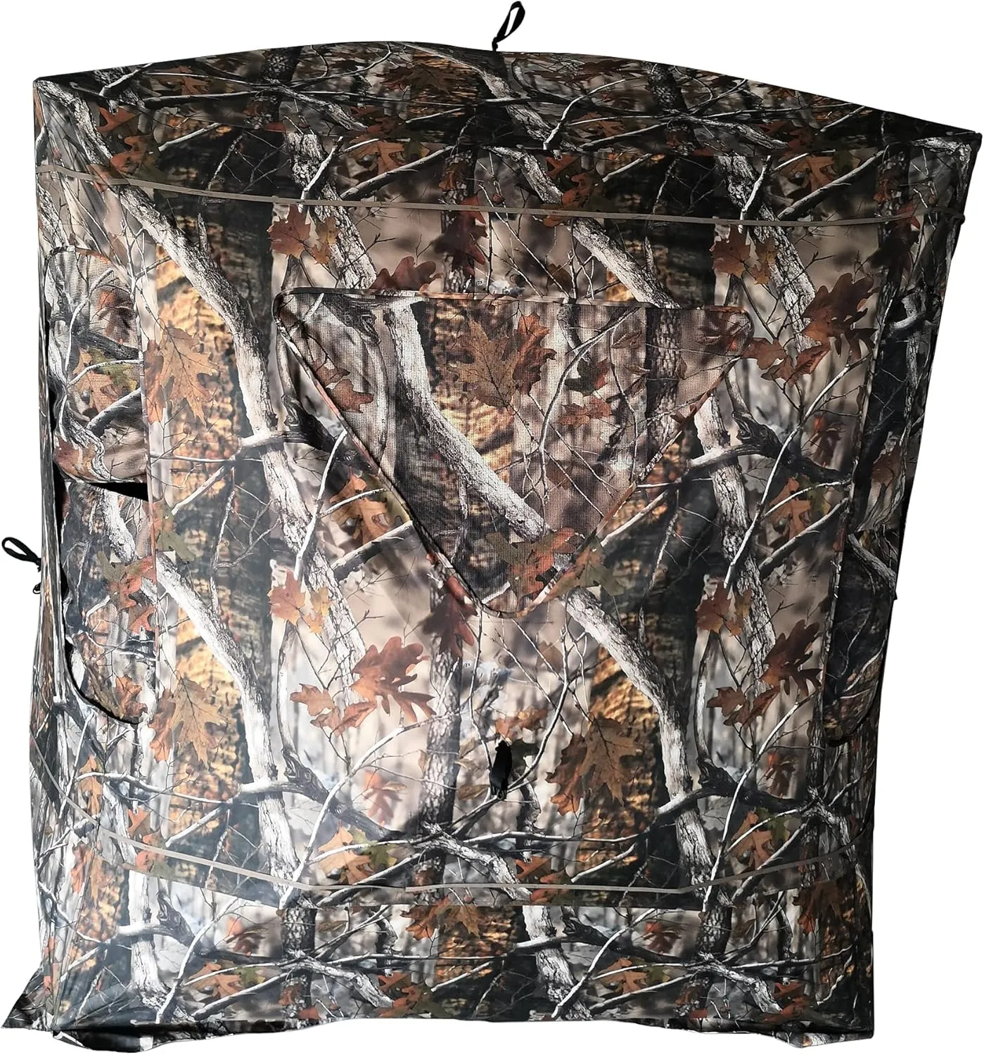 THUNDERBAY SPUR Collector 2-4 Person Hunting Blind, Portable Ground Blind with Silent Sliding Window, Portable Durable Hunting Tent for Deer & Turkey Hunting