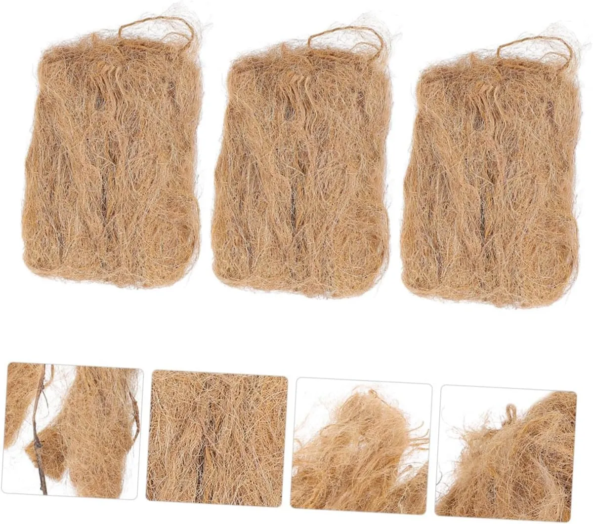 Toyvian 5sets Jute Fire Starters Essential Survival Accessory for Camping Hiking BBQ Outdoor Cooking Easy to Use Suitable for All Weather Conditions 3pcs*5