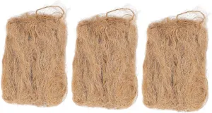 Toyvian 5sets Jute Fire Starters Essential Survival Accessory for Camping Hiking BBQ Outdoor Cooking Easy to Use Suitable for All Weather Conditions 3pcs*5