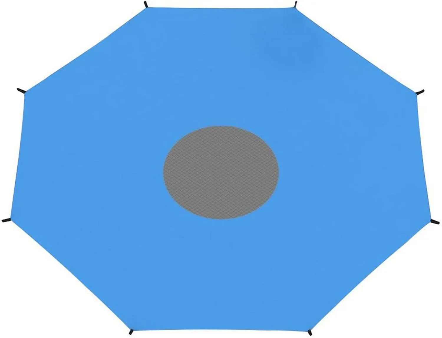 Trampoline Cover Fit for 14ft with 8 Poles, Anti-UV Oxford Cloth Trampoline Shade Cover with Mesh Skylight, Easy to Install Trampoline Canopy for Outdoor Backyard Playground, Trampoline Cover