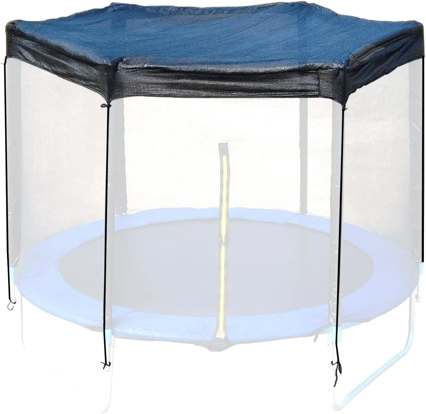 Trampoline Cover,Trampoline Shade Cover for 8ft-14ft Straight Pole Round Trampoline Outdoor Sun Protection Block Leaves,Only Trampoline Top Cover (12FT 8 poles)