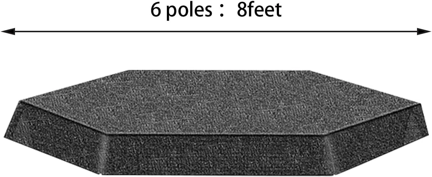 Trampoline Shade Cover 6 and 8 Feet, Sun-Protection Trampolines Canopy, Tear and Weather Trampoline Protective Waterproof Cover, UV Trampolines Sunshade Accessories.