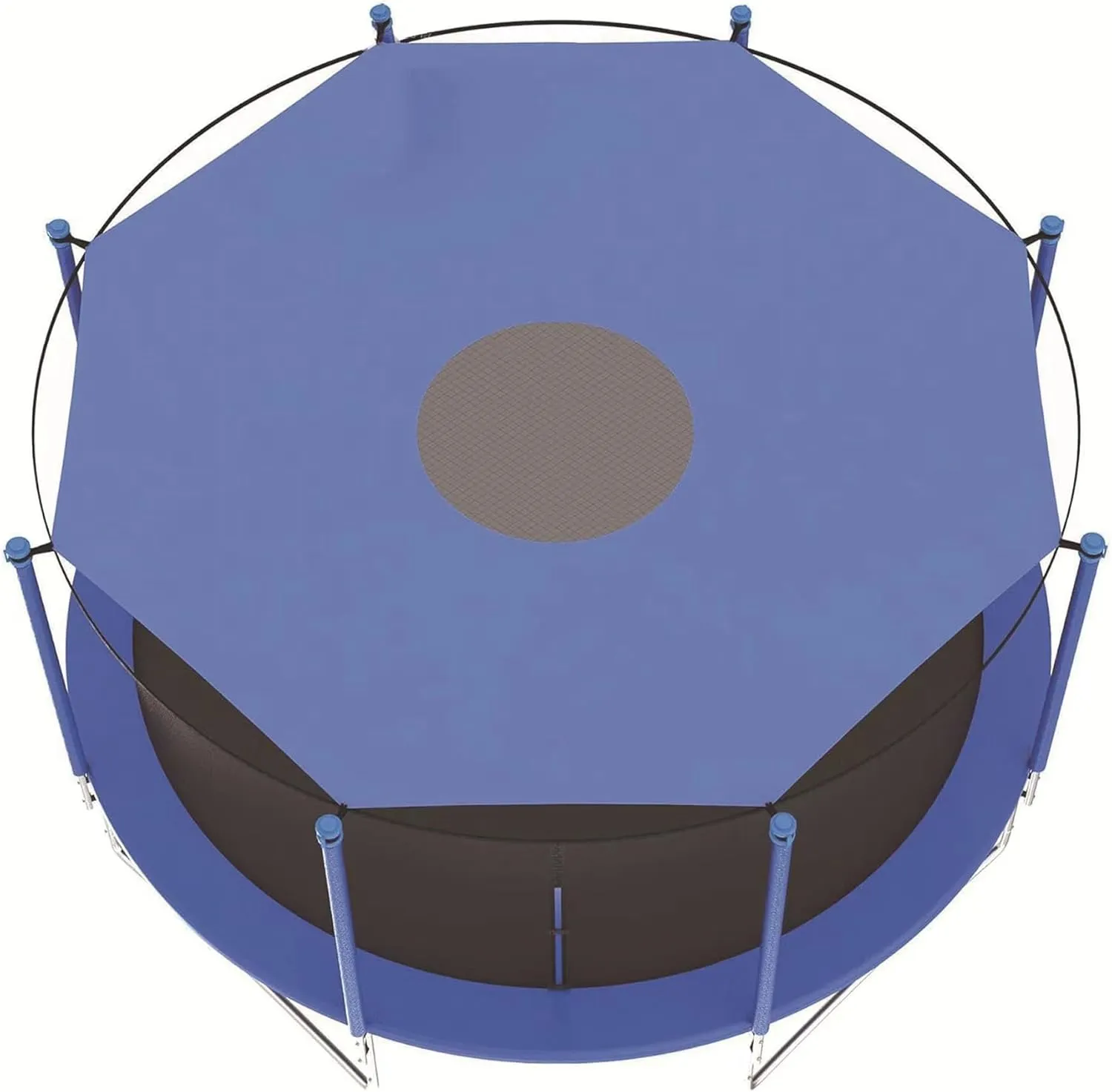 Trampoline Shade Cover for 8FT 10FT 12FT 14FT Trampoline, Sunproof Canopy for Outdoor Trampoline