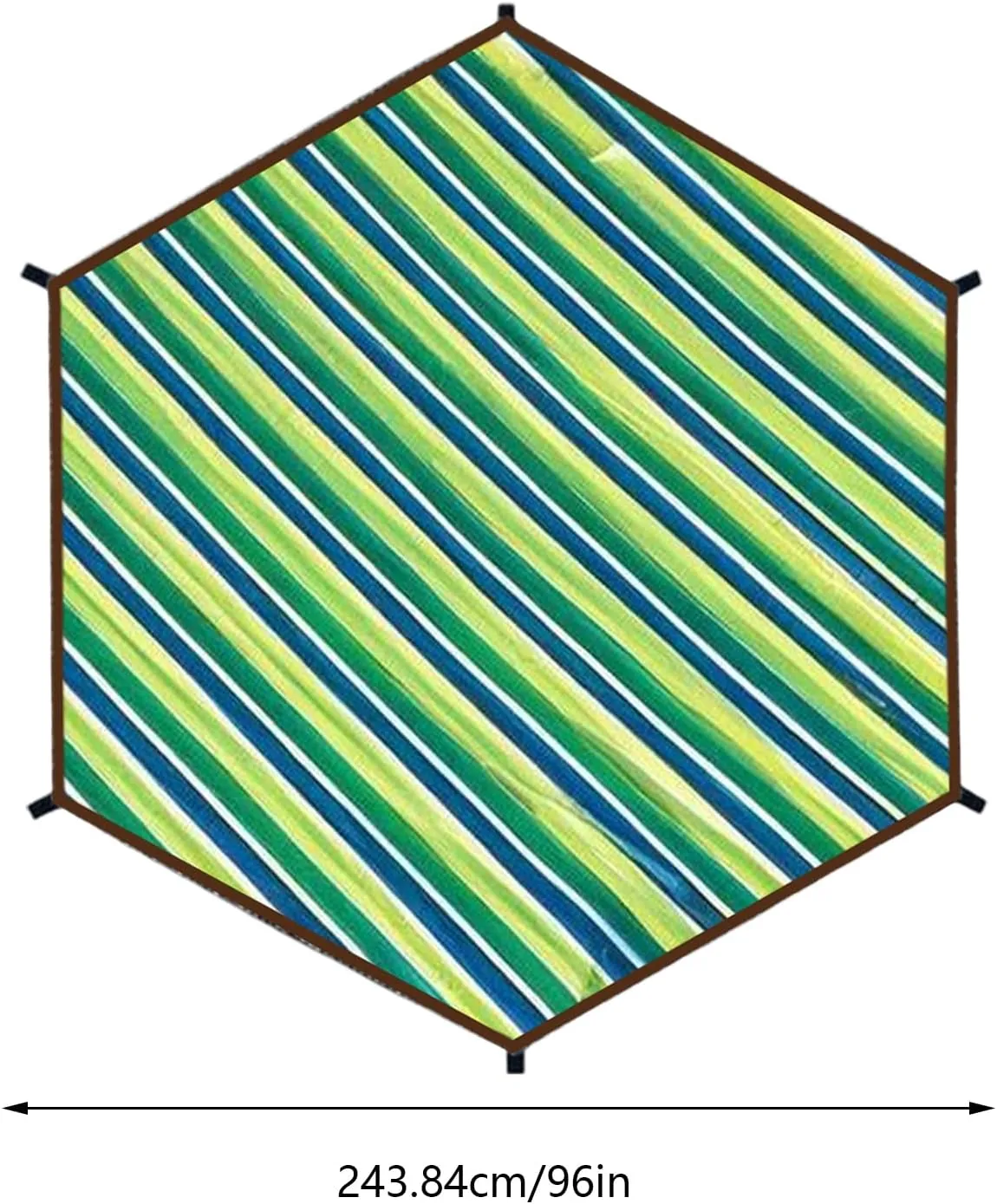Trampoline Sunshade,Waterproof UV Protection Trampoline Tent Cover,Tear Resistant&Soft Outdoor Sun Protection Cover,Backyard Garden Use,All Season- 6ft-15ft
