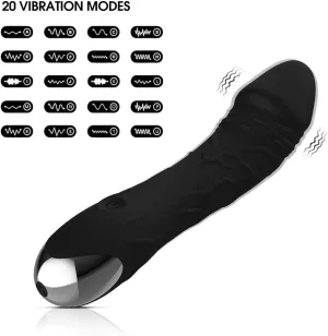 Travel Pocket Bullet Tool Powerful Quiet 20 Modes Mini Stick,Handheld Personal Bullet Massage Rod for Women Portable Silicone Massage for Body Relax MLB041622