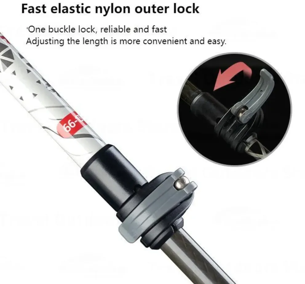 Trekking Satisfaction guaranteed Aluminium Green Plug-and-play Carbon Army And - Pole Naturehike