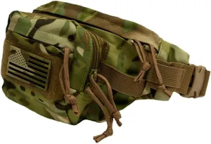 Trendy Apparel Shop Outdoor Tactical Fanny Pack Military Waist Bag with Adjustable Buckle - Multi Camo