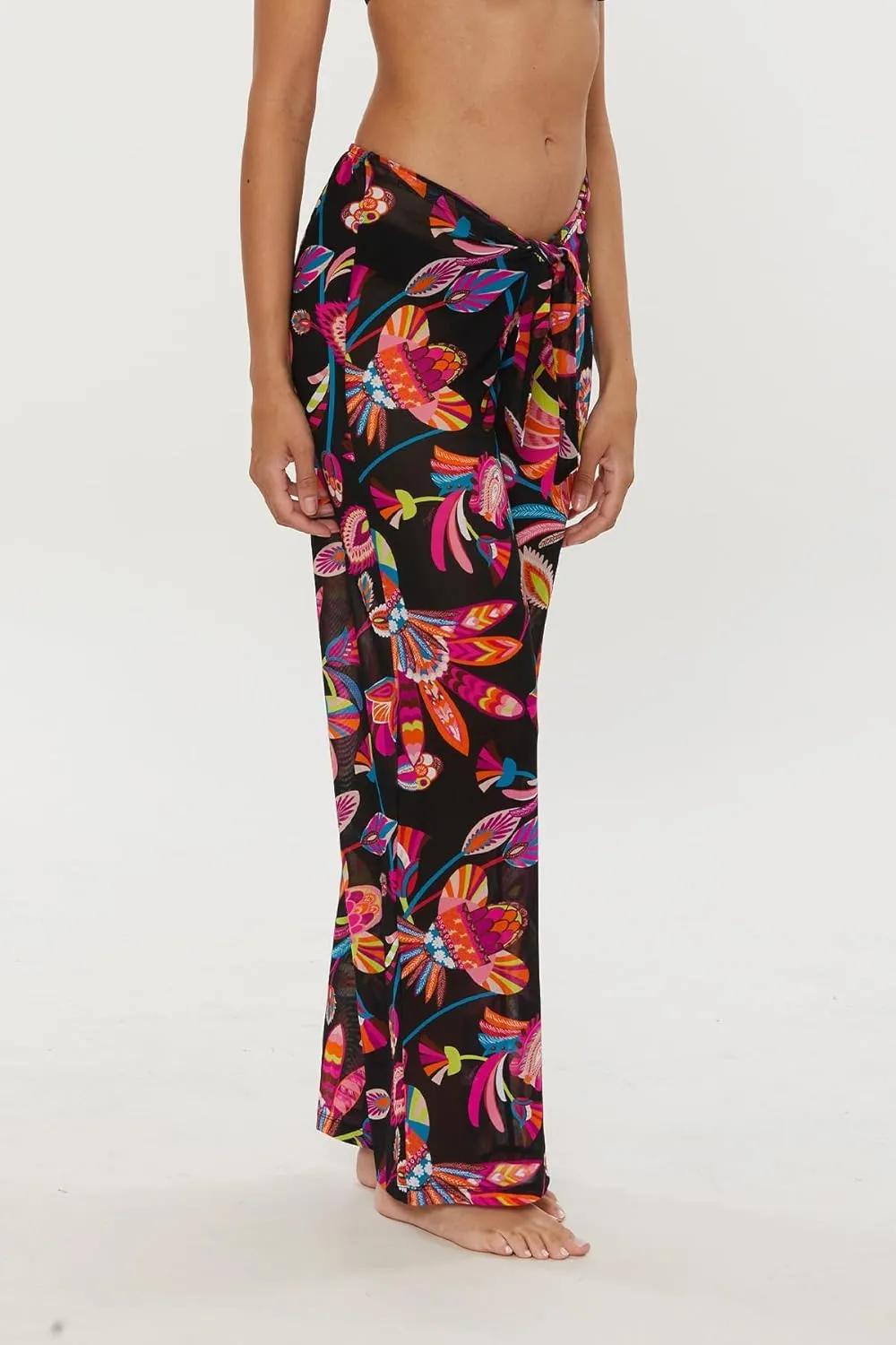 Trina Turk womens Tie Front Pants, Casual, Beach Cover Ups for Women