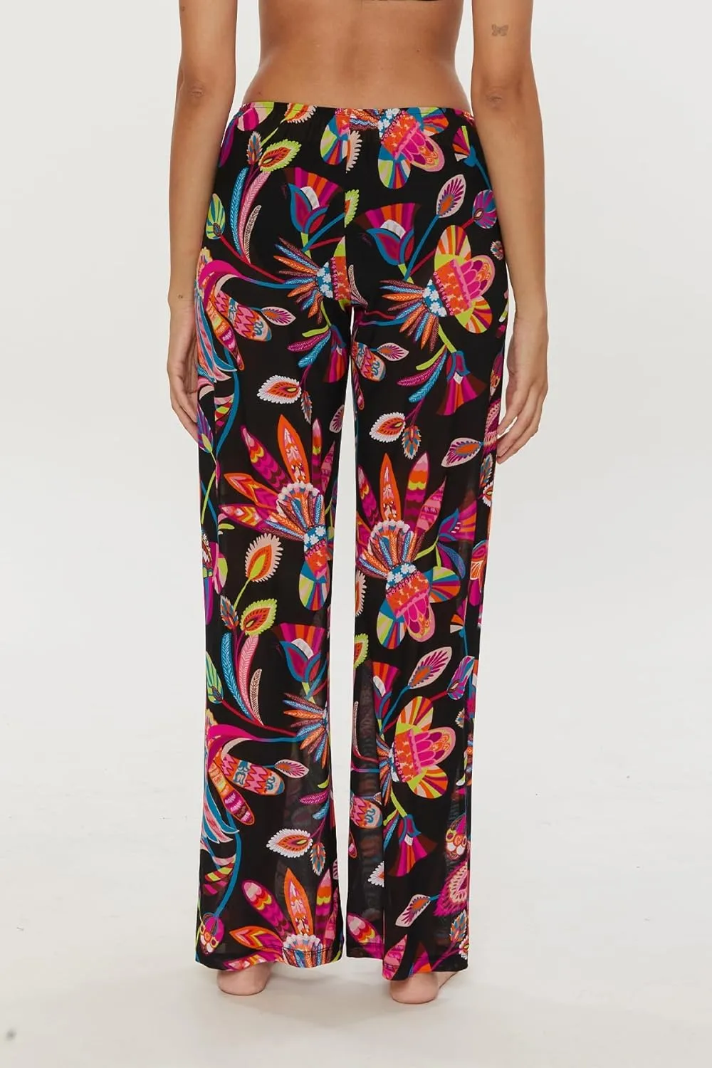 Trina Turk womens Tie Front Pants, Casual, Beach Cover Ups for Women