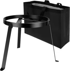 Tripod Stand for Cast Iron, Cast Iron Open Camping Tripod, Campfires Tripod for Cooking, Outdoor Fire Pit Stand, Resistant Grill Open Fire Cooking Stand Folding for Outside