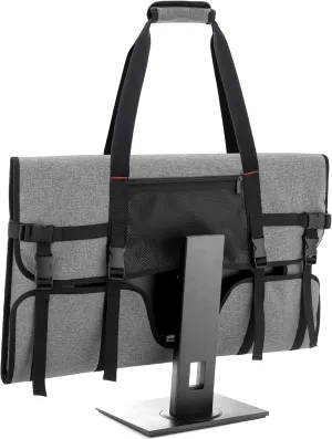 Trunab Carrying Case for 24" Monitors/LCD Screens Compatible with iMac 21.5"/24", Protective Monitor Travel Bag with Padded Velvet Lining (Patented Design)