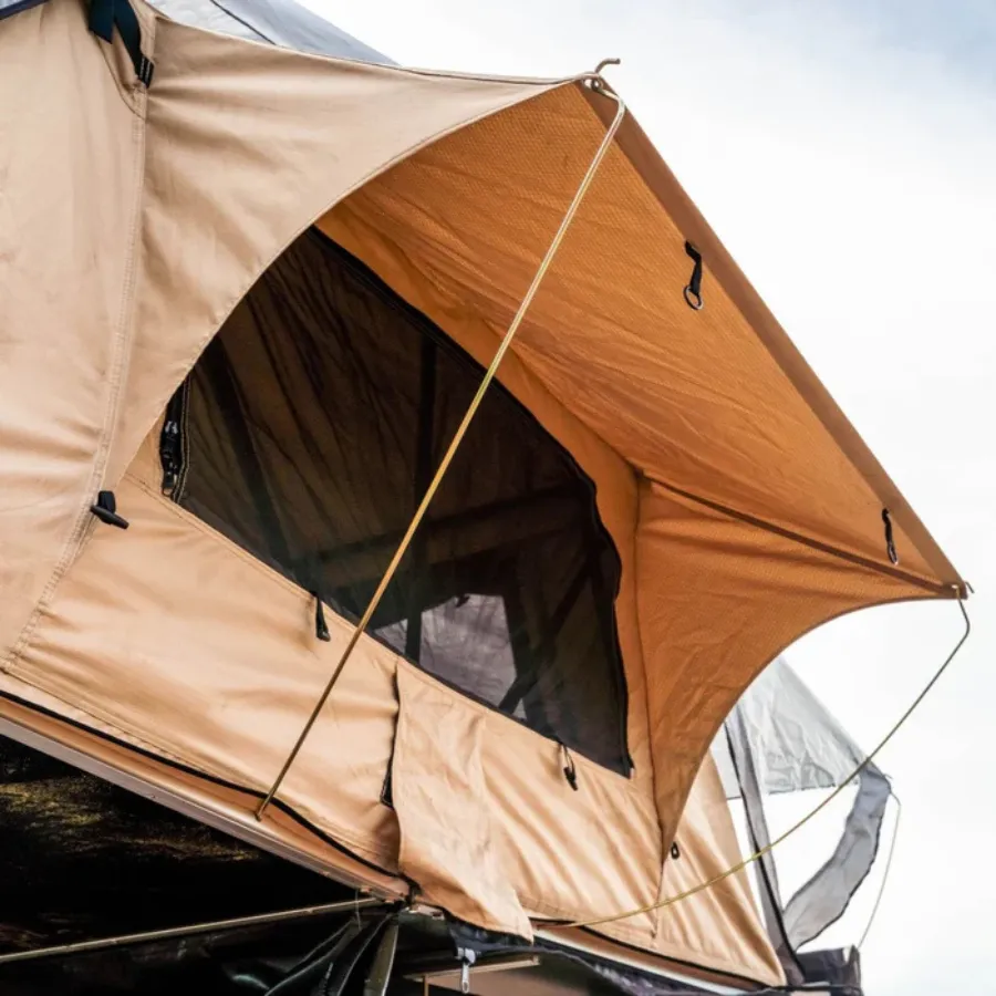 Tuff Stuff Overland Trailhead Rooftop Tent, 2 Person, Tan