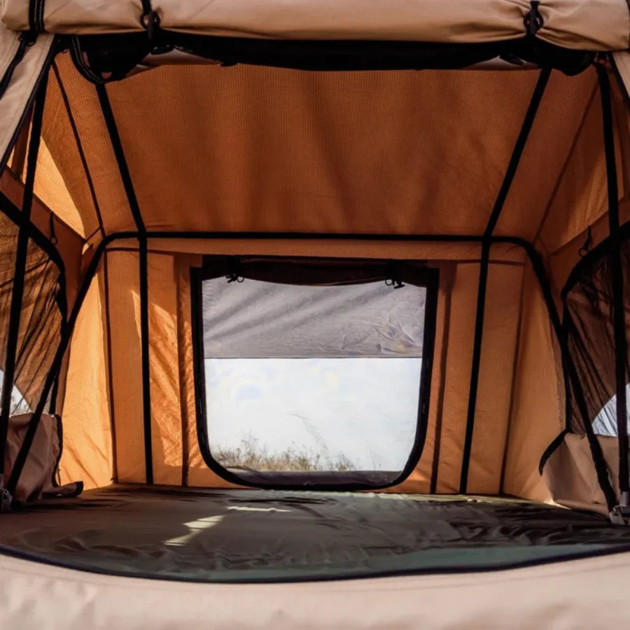 Tuff Stuff Overland Trailhead Rooftop Tent, 2 Person, Tan