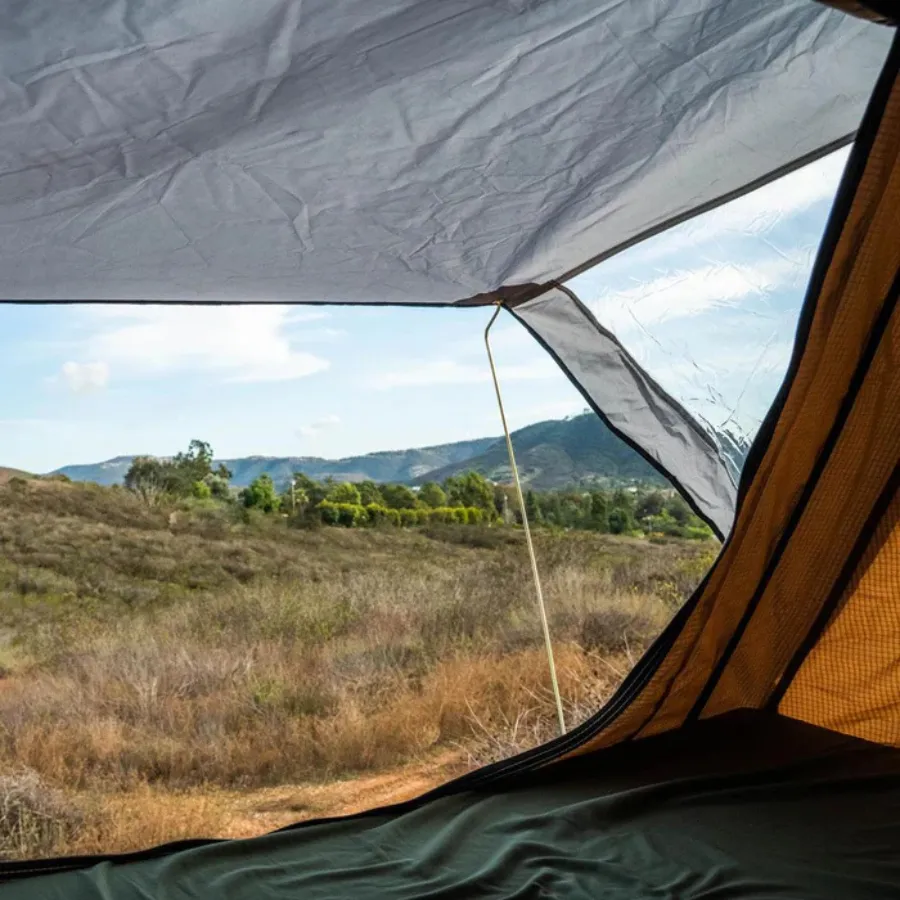 Tuff Stuff Overland Trailhead Rooftop Tent, 2 Person, Tan