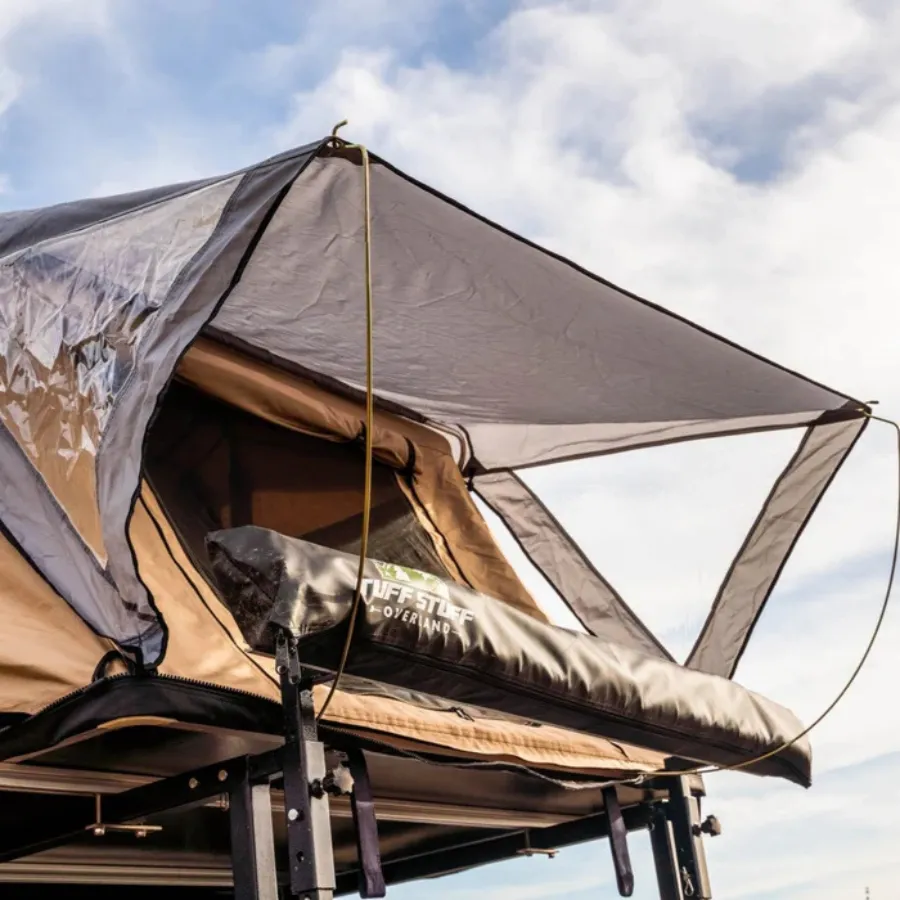 Tuff Stuff Overland Trailhead Rooftop Tent, 2 Person, Tan