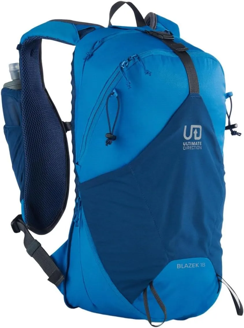 Ultimate Direction Blazek Lightweight Daypack, Adjustable Volume, Compression Cords, Shoulder Strap Pockets