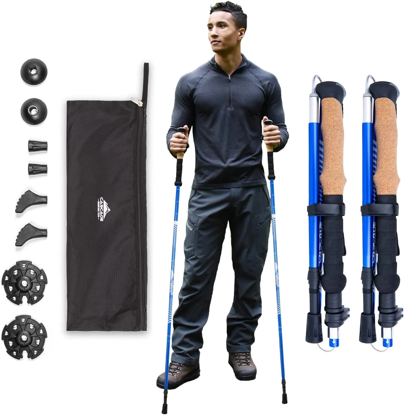 Ultra-Light Trekking Poles: Extended Grip Kit