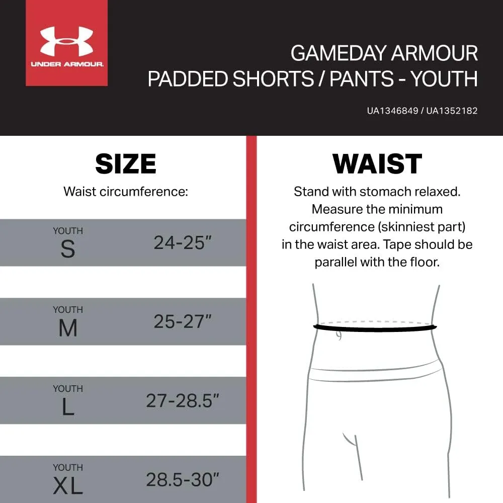 Under Armour Game Day 5-Pad Girdle Tights / Shorts Youth.