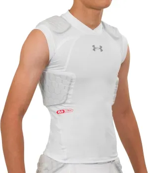 Under Armour Gameday Pro 5-Pad Football Shirt, Comfortable Compression & Protection for Practice & Game Day, Youth/ Boys