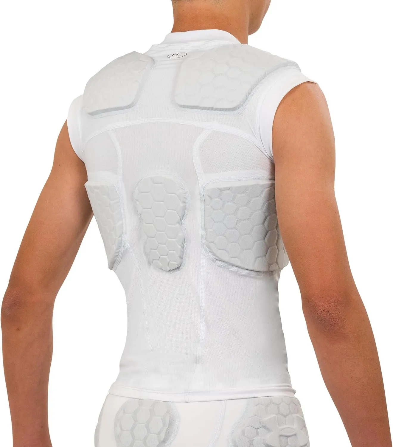 Under Armour Gameday Pro 5-Pad Football Shirt, Comfortable Compression & Protection for Practice & Game Day, Youth/ Boys