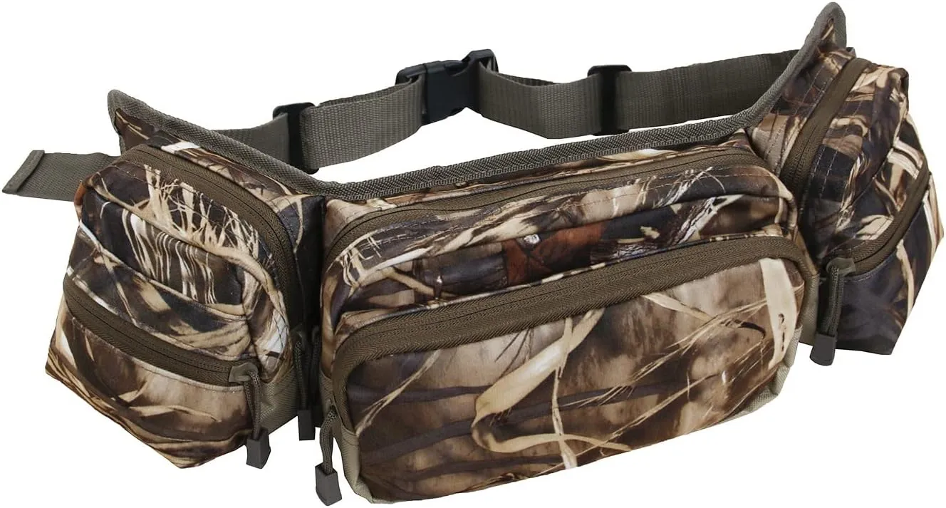 UNISTRENGH Excursion Waist Pack Bag Military Fanny Packs Waterproof Hip Belt Bag Pouch for Hunting Hiking Climbing Outdoor Bumbag