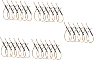 Uonlytech 30 Sets Starting Ropes Portable Fire Rope Fire Starter Convenient Camping