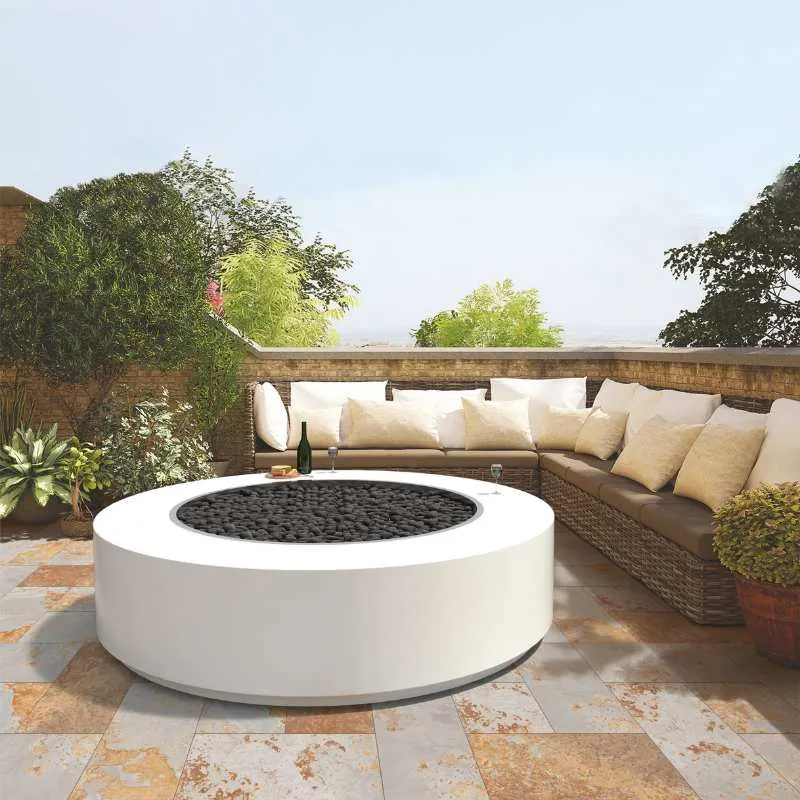 Upland Fire Pit - Powder Coated Metal | 72" w x 18" h