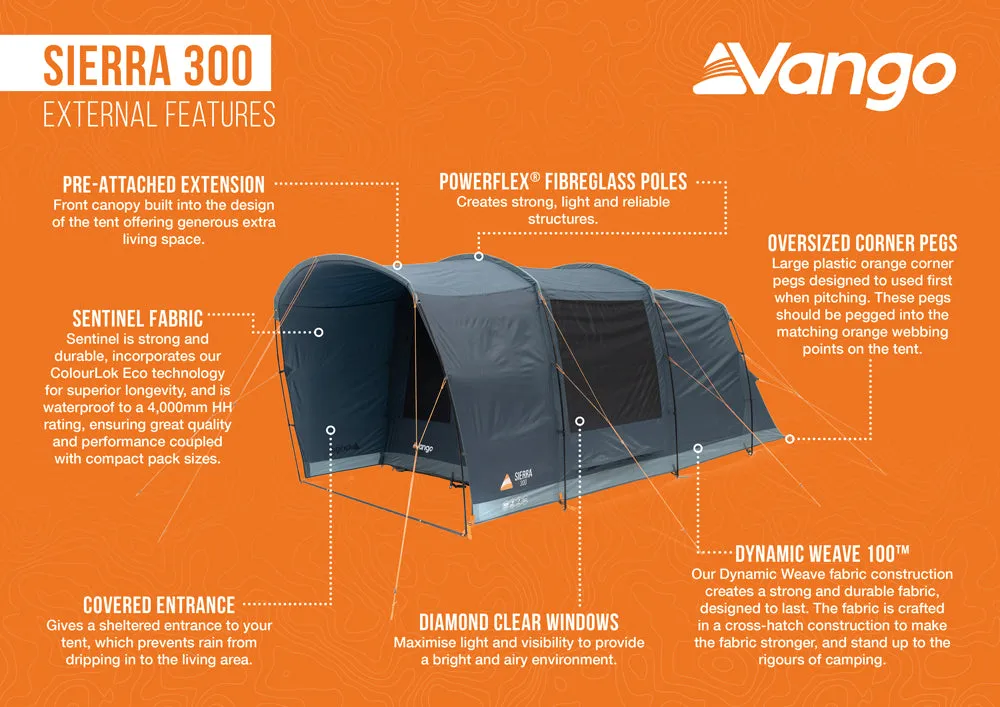 Vango Sierra 300 Tent 2025