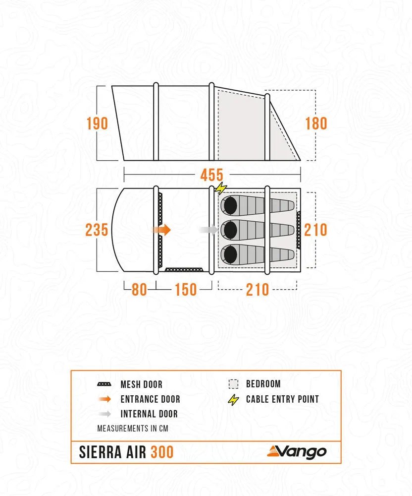 Vango Sierra Air 300 Tent 2025