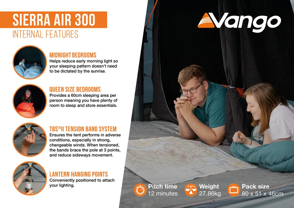 Vango Sierra Air 300 Tent 2025