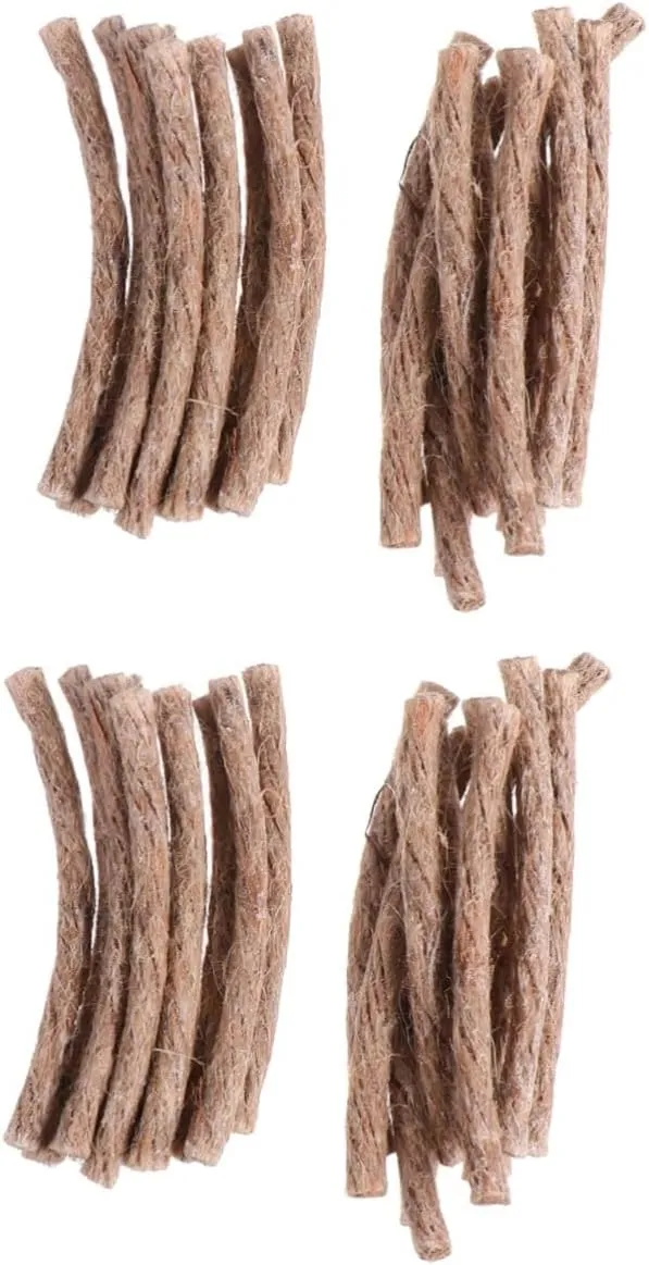 VANZACK 40pcs Portable Wick Cord for Outdoor Activities Practical Fire Starter for Hiking Camping Lightweight and Convenient