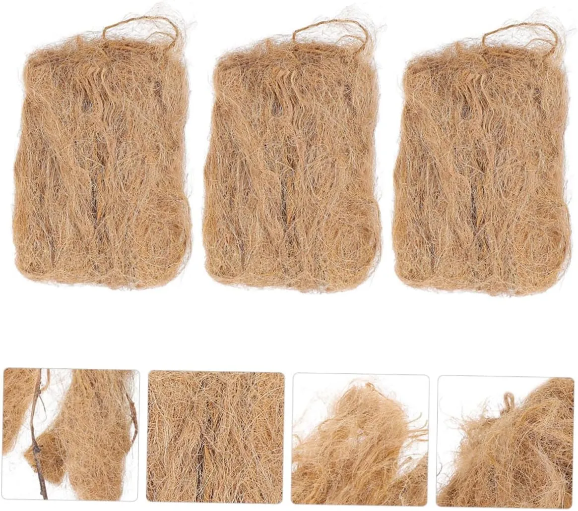VANZACK 4sets Jute Flame Starters for Camping Lightweight Outdoor Fire Starters Easy to Use Combustion Tools for Campfires and Grills Professional Survival Accessories 3pcs*4