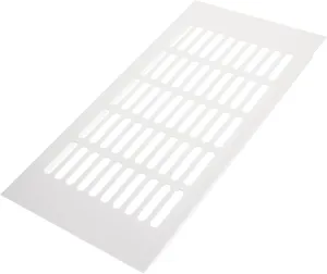 Ventilation Grille Cover 150x300mm Louvered Mesh for Cabinet Air Vent Aluminum Alloy Toe Kick Vent c